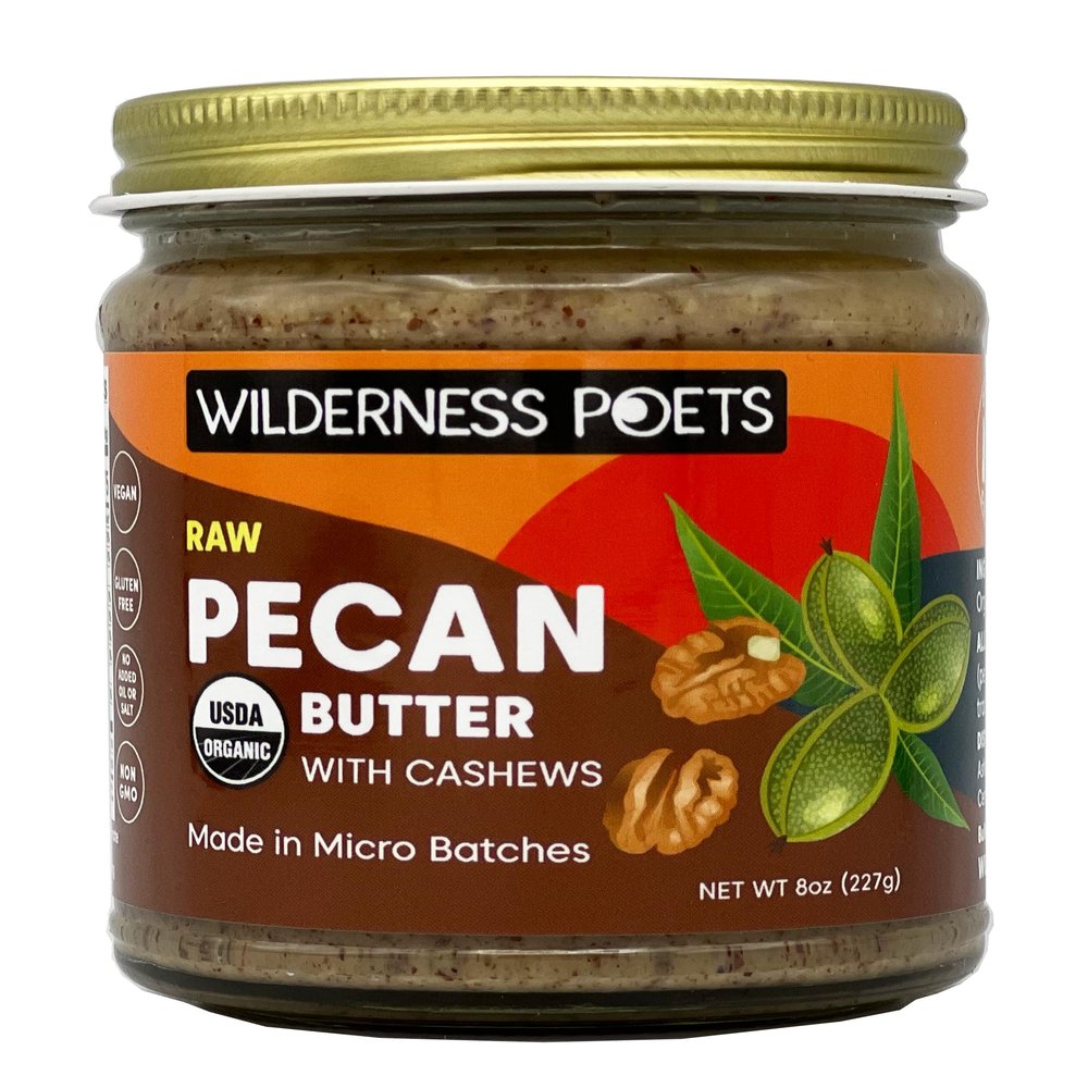 Wilderness Poets, Raw Pecan Butter with Cashews, 8 oz (227 g)
