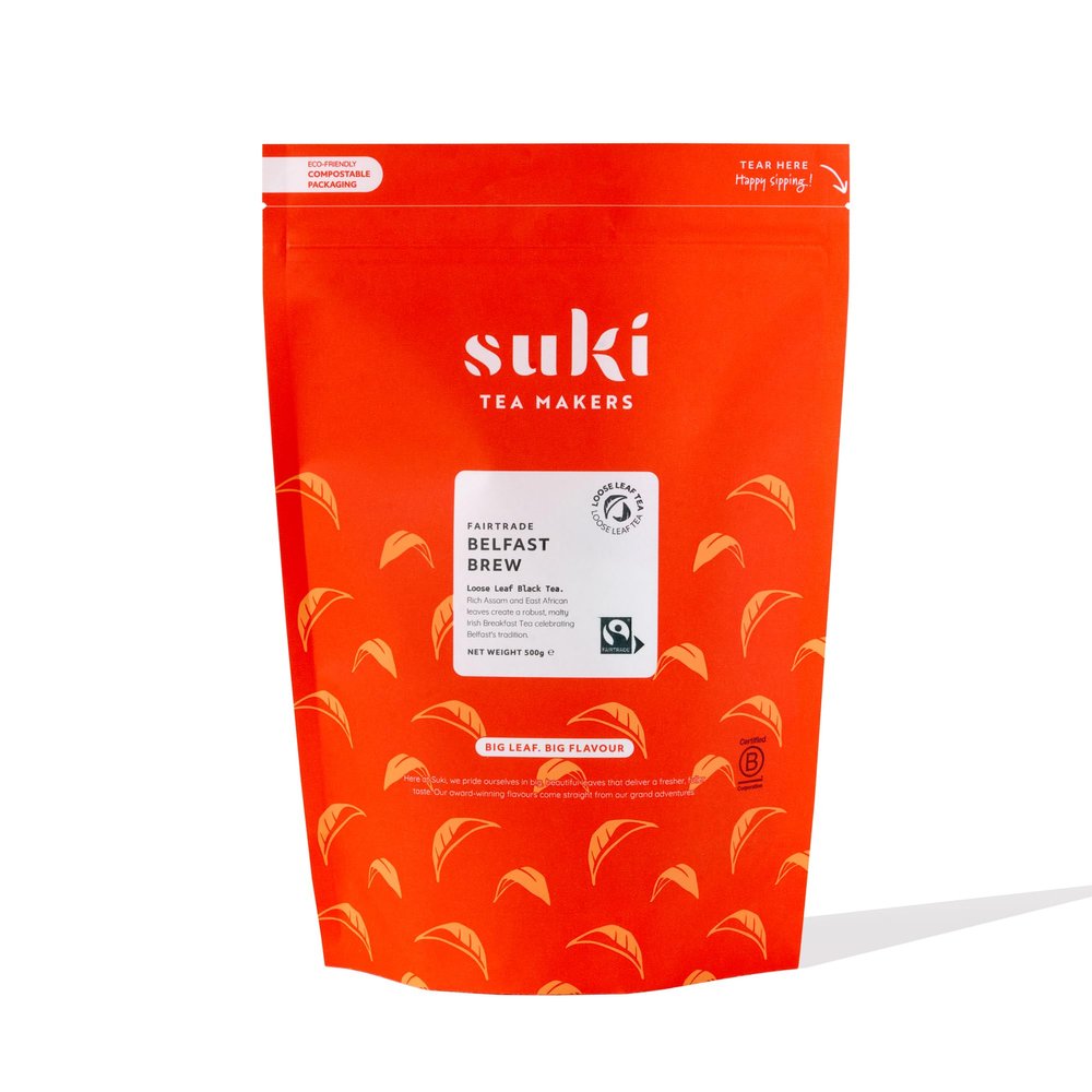 Suki Tea Belfast Brew, Loose Black Tea 500g