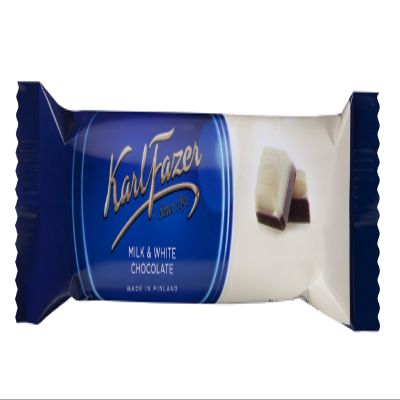 5 Bars x 38g of Karl Fazer Blue Milk & White Chocolate