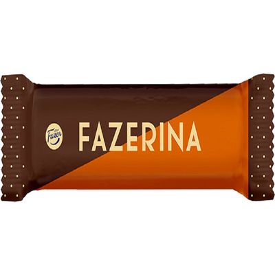 5 Bars x 37g of Fazer Fazerina - Original - Finnish - Milk Chocolate with Orange Truffle Filling