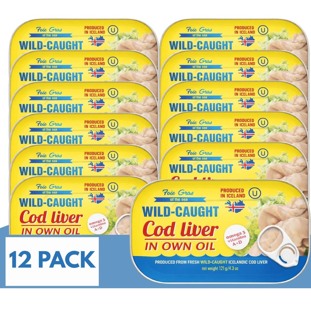 Cod Liver In Own Oil 4.3 oz. (Pack of 10)