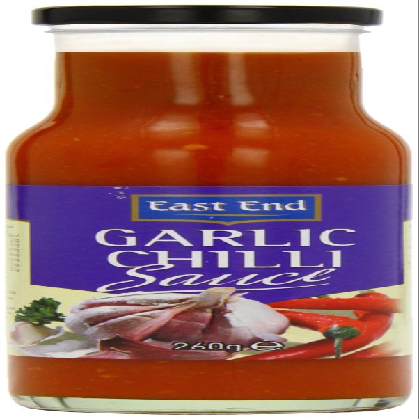 East End Garlic Chilli Sauce 260 g (Pack of 6)