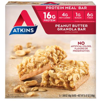 Advantage Bar Peanut Butter Granola 5 bars