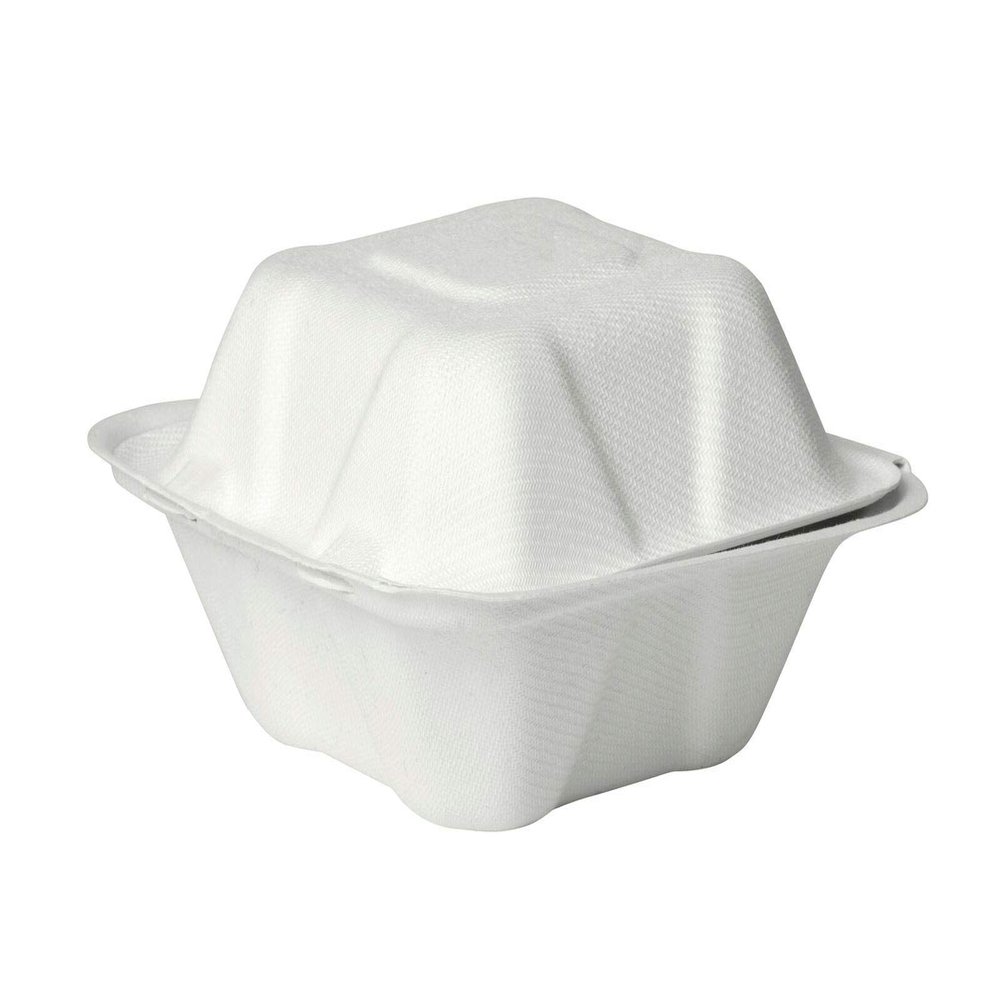 500x 6" Disposable Biodegradable Burger Box