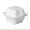 500x 6" Disposable Biodegradable Burger Box view 1