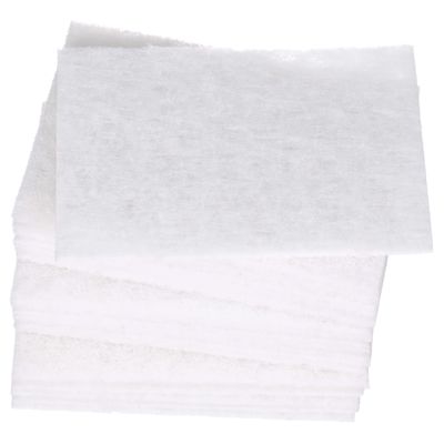 3M Scotch-Brite(TM) Light Cleansing Hand Pad 07445, Aluminum Silicate, 9" Length x 6" Width, White (Pack of 20)