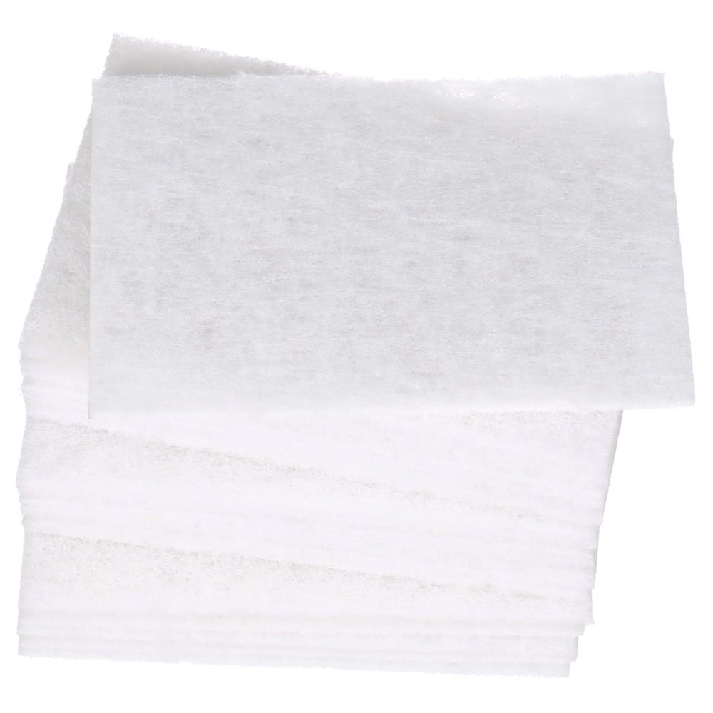 3M Scotch-Brite(TM) Light Cleansing Hand Pad 07445, Aluminum Silicate, 9" Length x 6" Width, White (Pack of 20)