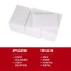 3M Scotch-Brite(TM) Light Cleansing Hand Pad 07445, Aluminum Silicate, 9" Length x 6" Width, White (Pack of 20) view 2