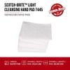 3M Scotch-Brite(TM) Light Cleansing Hand Pad 07445, Aluminum Silicate, 9" Length x 6" Width, White (Pack of 20) view 3
