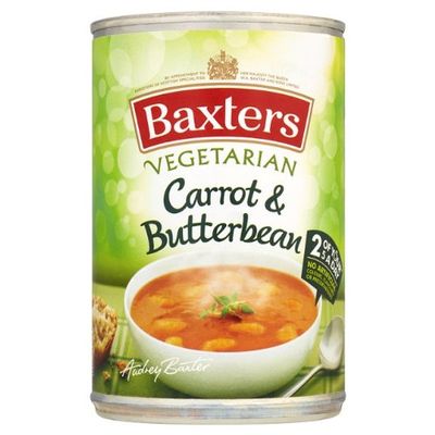 Baxters Vegetarian Carrot Soup & Butterbean 4 x 400 g