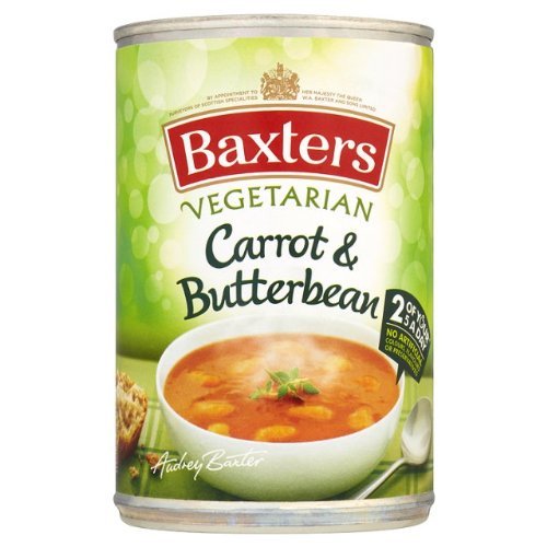 Baxters Vegetarian Carrot Soup & Butterbean 4 x 400 g