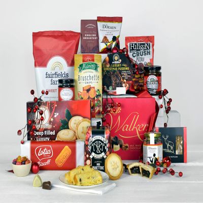 Christmas Hamper, Christmas Cheer Xmas Gift, Festive Food Box