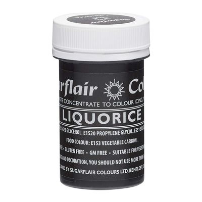 Sugarflair - Sugarflair Food Colouring Gel Paste Icing Colour - Liquorice