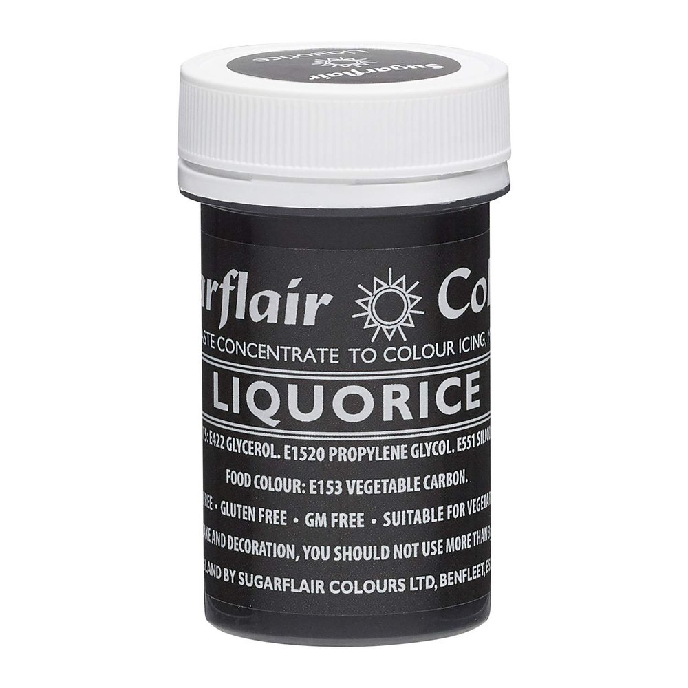 Sugarflair - Sugarflair Food Colouring Gel Paste Icing Colour - Liquorice