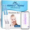 Easy@Home 50 Ovulation Test Strips-Width of 5mm-Powered by Premom Ovulation Predictor iOS and Android App view 1