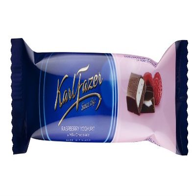 35 Bars x 37g (Box) of Karl Fazer Blue RASPBERRY YOGHURT in Finnish Milk Chocolate (Buy/Box/Wholesale/Bulk Sale/Price)