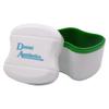 Denture Bath - Storage Container for Soaking Dentures, Retainers & Other Dental Appliances (Green) view 1