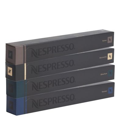 40 Nespresso mix (10 x Kazaar,10 x Dharkan,10 x Ristretto,10 x Roma)