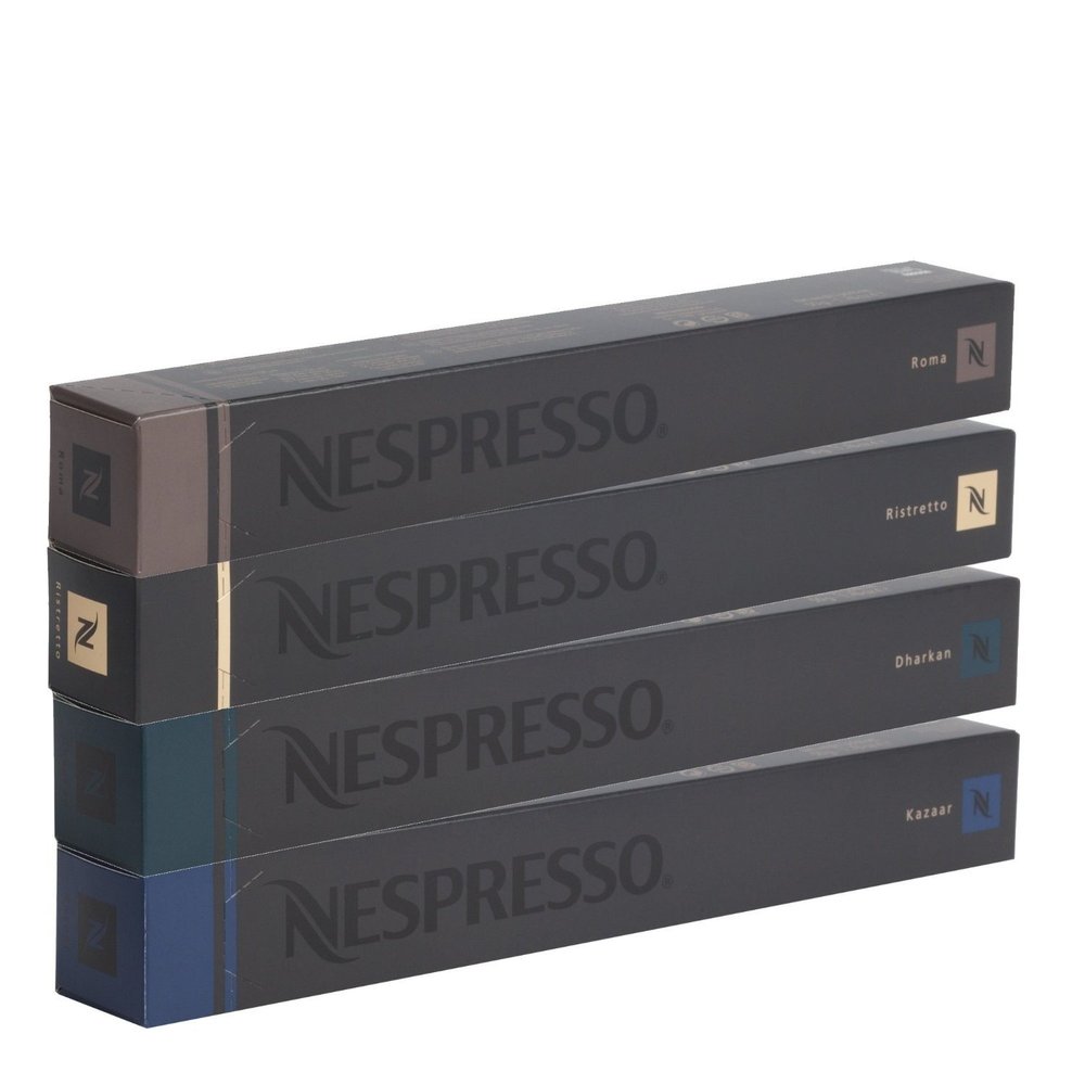 40 Nespresso mix (10 x Kazaar,10 x Dharkan,10 x Ristretto,10 x Roma)