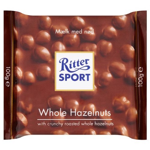 Ritter Sport Whole Hazelnuts 10x100g