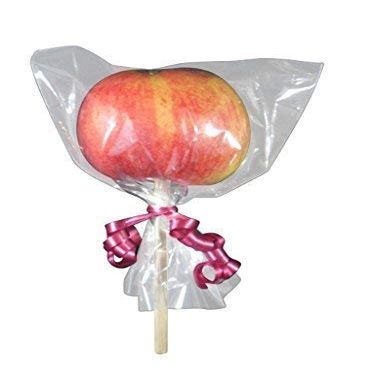 x50 (5.25 inch X 8inch) Toffee Apple Bags by Yolli Loypack Candy