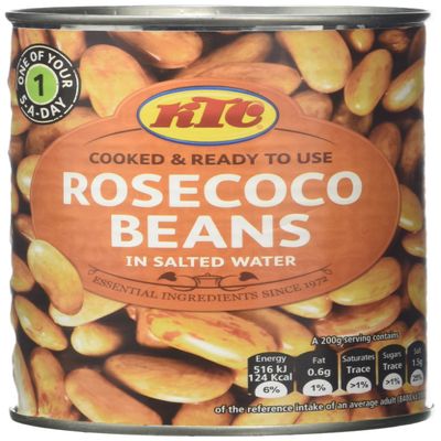 KTC Rosecoco Borlotti Beans 400 g (Pack of 12)