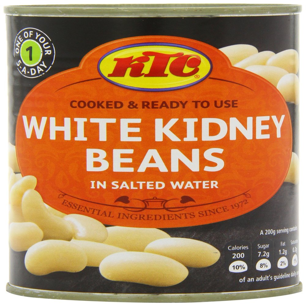 KTC White Kidney Beans Cannellini 400 g (Pack of 12)