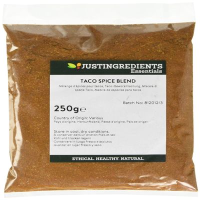 JustIngredients Essentials Taco Spice Blend, 250 g - Pack of 5