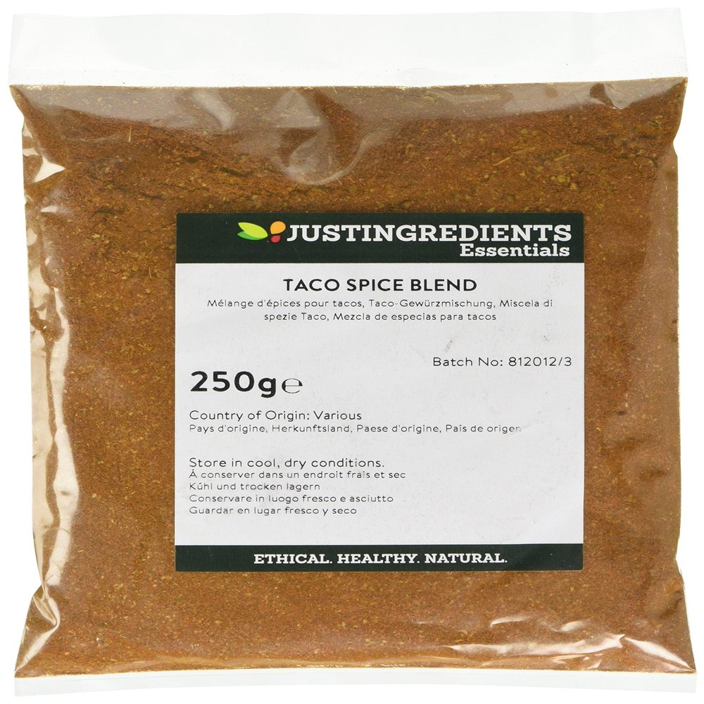 JustIngredients Essentials Taco Spice Blend, 250 g - Pack of 5