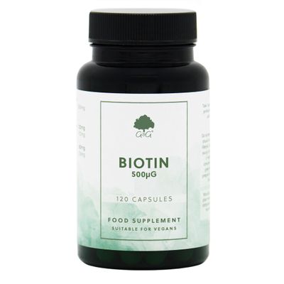 Biotin 500mcg - 120 Vegan Capsules - G&G Vitamins