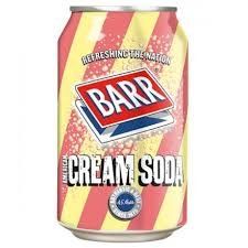 Barr Cream Soda 24x330ml Cans