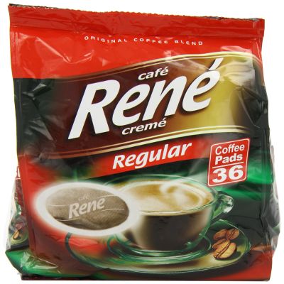 Caf Rene Crem Regular Roast Coffee Pads 252 g (Pack of 2, Total 72 Coffee Pads)