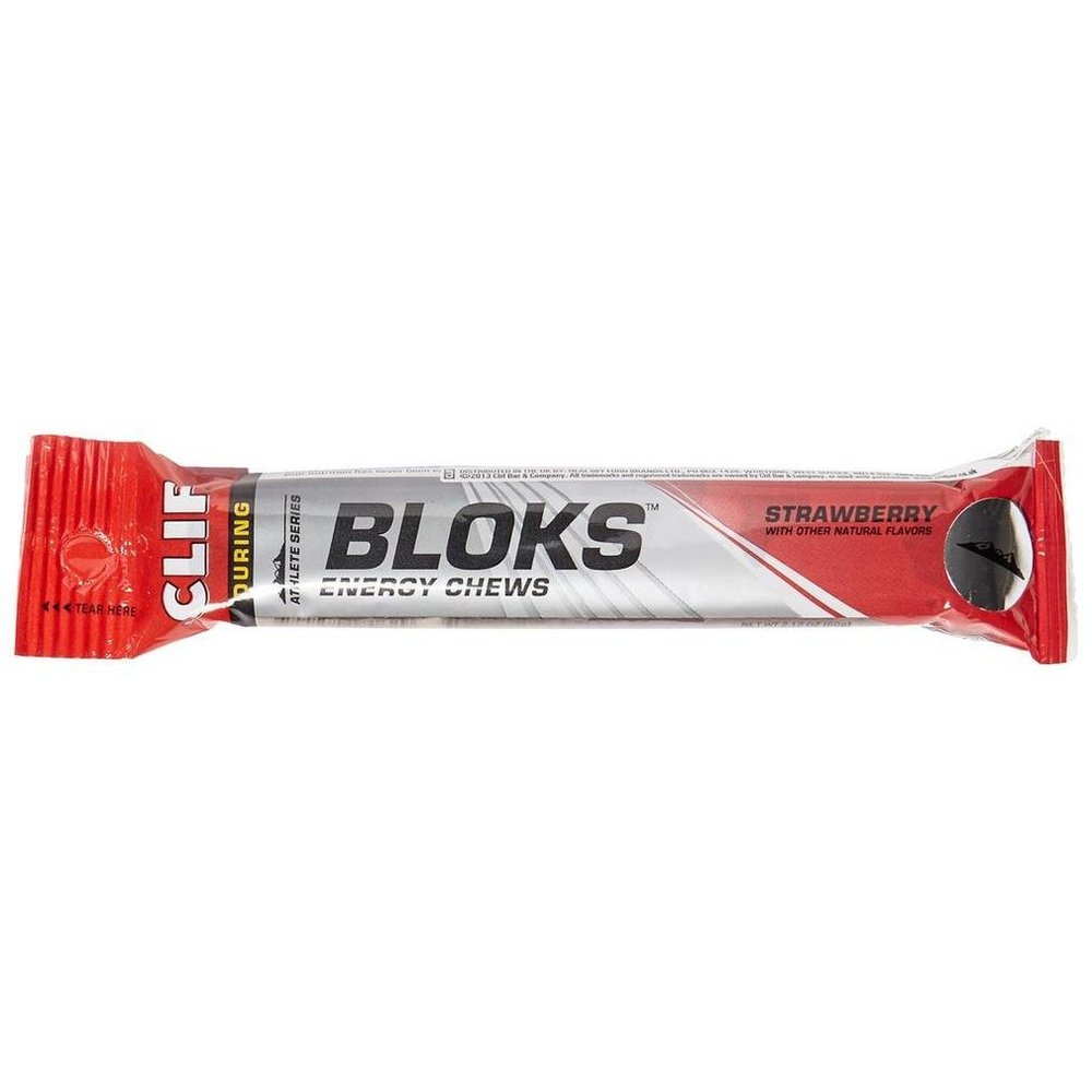 Cliff Blocks Energy Chews - Strawberry, One Size