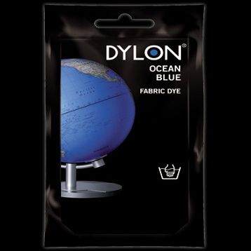 2 X 50g (gram) DYLON FABRIC DYE FOR HAND USE - IDEAL FOR DYEING SMALL ITEMS SUCH AS SOCKS, VESTS, SHORTS ETC - A VARIETY OF COLOURS/SHADES AVAILABLE INCLUDING BLACK, BLUE, GREEN, PINK, YELLOW, ORANGE, BROWN, PURPLE, RED, NAVY AND GREY (OCEAN BLUE 26)
