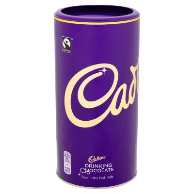 Cadburys Fair Trade Drinking Chocolate, Rich & Smooth Drinking Chocolate, Approximately 375 Servings, 750 g Tub (Pack of 1)