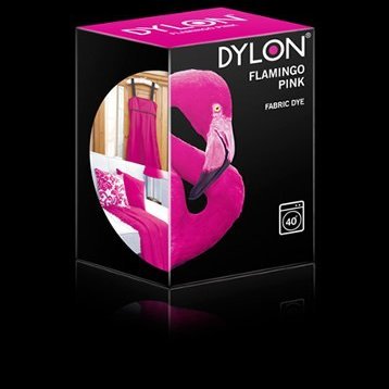 3 X 200g (gram) DYLON FABRIC DYE SACHETS FOR MACHINE USE - IDEAL FOR LARGER FABRIC/CLOTHING ITEMS - A VARIETY OF COLOURS/SHADES AVAILABLE INCLUDING BLACK, BLUE, GREEN, PINK, YELLOW, ORANGE, BROWN, PURPLE, RED, NAVY AND GREY (FLAMINGO PINK 29)