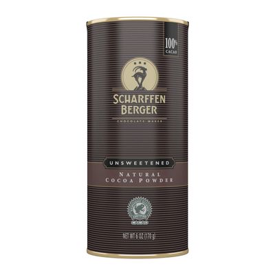 Scharffen Berger Natural Unsweetened Cocoa Powder Canister, 6 oz