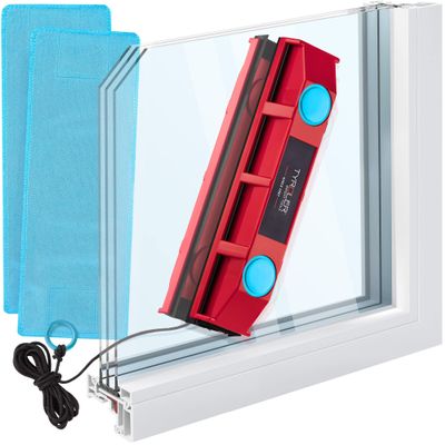 Tyroler Glider D-2 Magnetic Window Cleaner | Magnet Window Cleaners for Thin Double Glazed Windows 8-18mm Only | Double Sided Windows Cleaner Magnetic