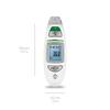 Medisana TM 750 infrared ear and forehead digital thermometer, non-contact baby thermometer for adults, kids and newborn, fast reading, fever alarm, 30-memory history, storage pouch view 2