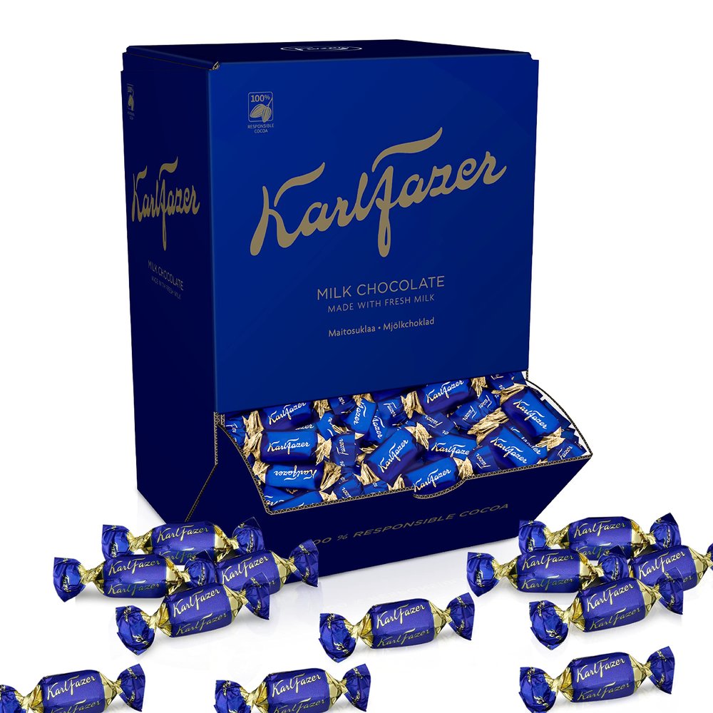 Fazer Karl Fazer Milk Chocolate 1 Box of 3kg