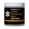Furniture Clinic Leather Recolouring Balm - Leather Colour Restorer for Sofas, Leather Colour Repair for Faded & Scratched Leather Upholstery, Car Seats, Shoes and Clothing - 16 Colours (Light Grey) view 1