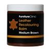 Furniture Clinic Leather Recolouring Balm - Leather Colour Restorer for Sofas, Leather Colour Repair for Faded & Scratched Leather Upholstery, Car Seats, Shoes and Clothing - 16 Colours (Medium Brown) view 1