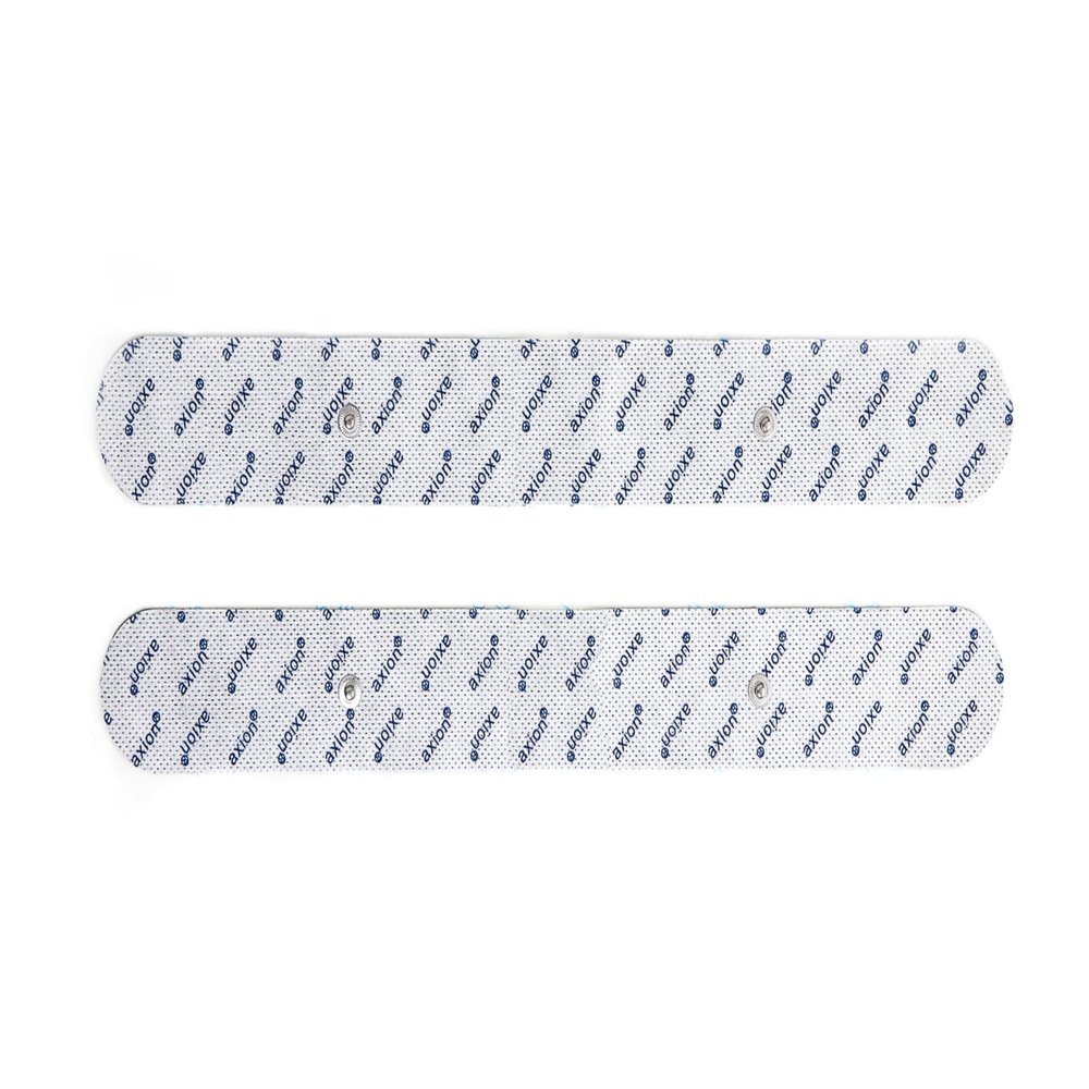 2 axion Spinal electrodes Compatible with SANITAS & BEURER Devices - TENS EMS Pads for Back electrostimulation Machines - 3.5mm Button