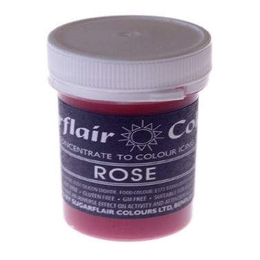 Sugarflair Pastel Paste - Rose (Pink/Red) - Brand New Range -