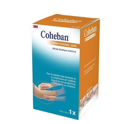 3M - Coheban Cohesive Compression Bandage - 10 cm x 3.5 m