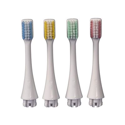4 Spare Brushes (Medium bristles) for Broxo OraBrush, Broxodent, Mechanical & Sonic toothbrushes, Delivered with The Arkebion Card Cover Dedicated to RFID Data Protection