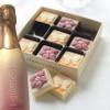 Choc on Choc Chocolate Bottle Gift Box with Flowers & Butterflies, Handmade Belgian Chocolates, Luxury Hamper for Birthdays, Thank You, 335g view 3