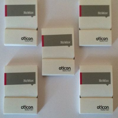 (5 Packs) Oticon Genuine No-Wax Filters ...... (NOT Pro Wax) by Oticon