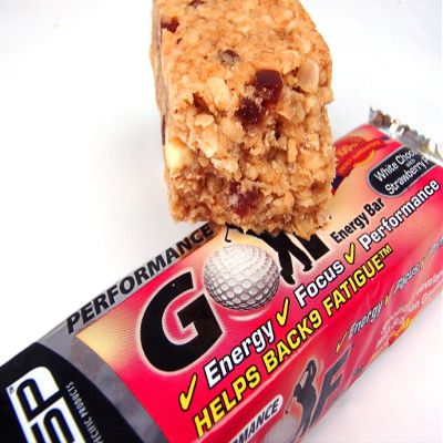 Energy Bars SSP Golf Performance 24 x 90g bars- White Chocolate & Strawberry