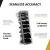 Wahl Plastic Comb Attachments for Standard Multi Cut Clippers, Durable Plastic Combs, Set of 8, Easy Organisation, Clipper Guide Combs, Additional Cutting Lengths, Black view 4